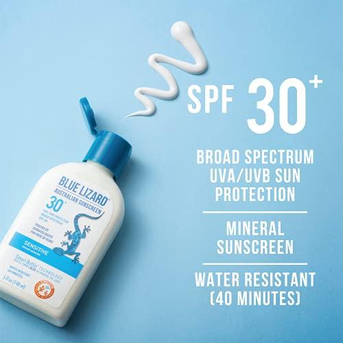 BLUE LIZARD Blue Lizard Australian Sunscreen Sensitive SPF 30+, 5-Ounce