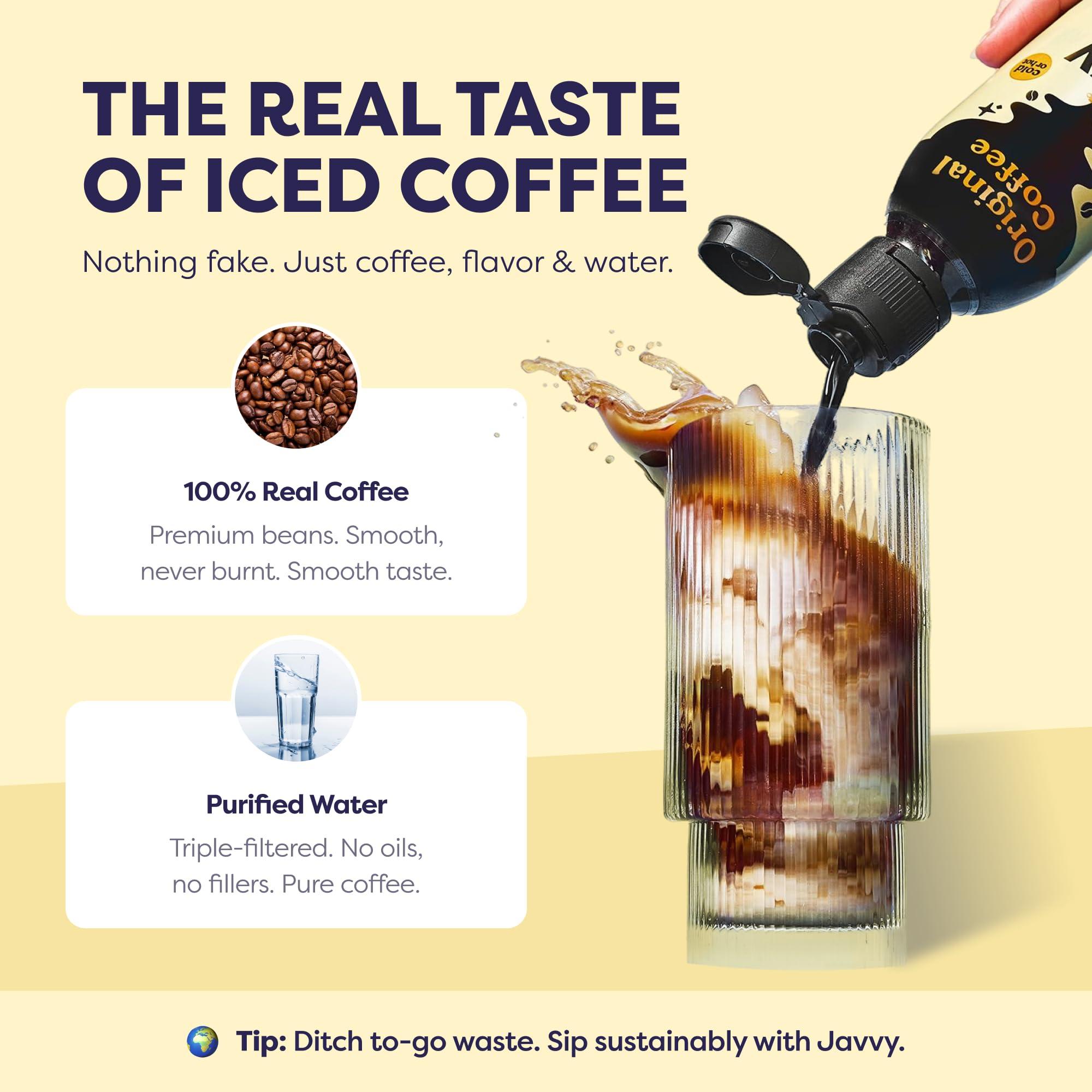Javy Coffee Javy Coffee Concentrate - Cold Brew Coffee, Perfect for Instant Iced Coffee, Cold Brewed Coffee and Hot Coffee, 35 Servings - Original