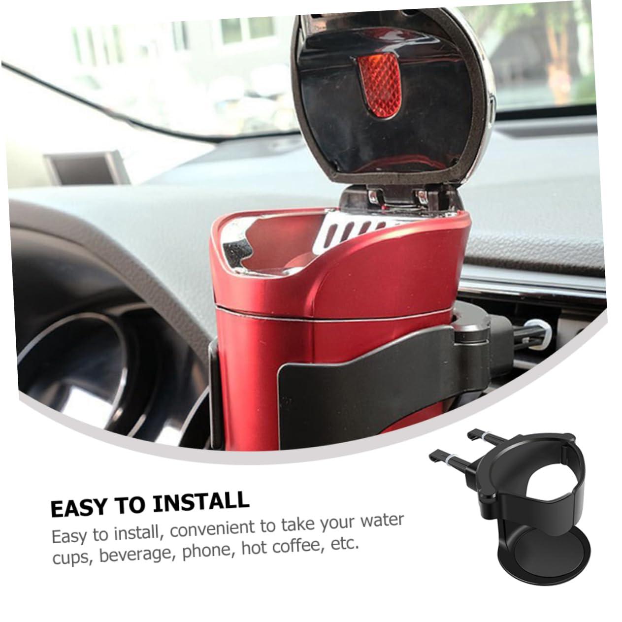 COOLHIYA COOLHIYA Air Vent Bottle Mount Car Cup Holder Stand Car Cup Holder Adapter for Most Vehicles SUVs Trucks