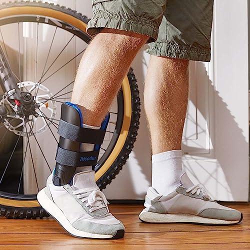 Actimove Actimove Professional TaloCast Air Ankle Brace | Lightweight Ankle Support for Sprained Ankle, Achilles Tendonitis, Plantar Fasciitis, & Injured Foot | Unisex, Black - Choose Your Size