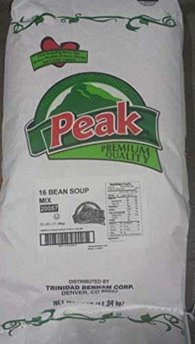 Treasured Harvest 16 Bean Soup Mix - 16 Bean Variety - 25 lb. Bag