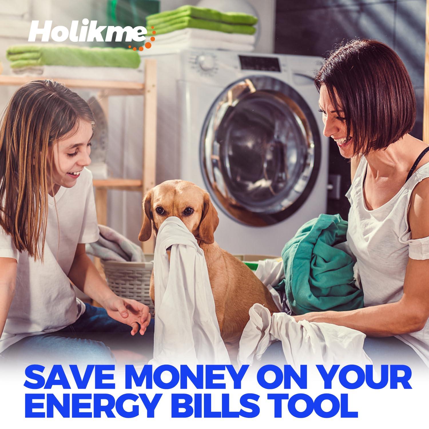 Holikme Holikme 16 Feet Dryer Vent Cleaning Brush Kit, Lint Remover,Fireplace Chimney Brushes, Extends Up to 16 Feet, Synthetic Brush Head, Use with or Without a Power Drill