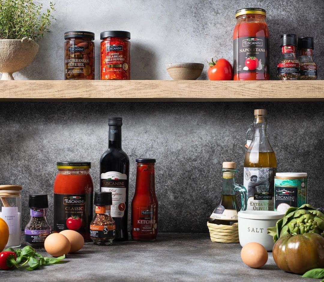 Tuscanini Tuscanini Premium Black Pepper Spice Grinder, 1.76oz | Freshly Ground Pepper | Product of Italy