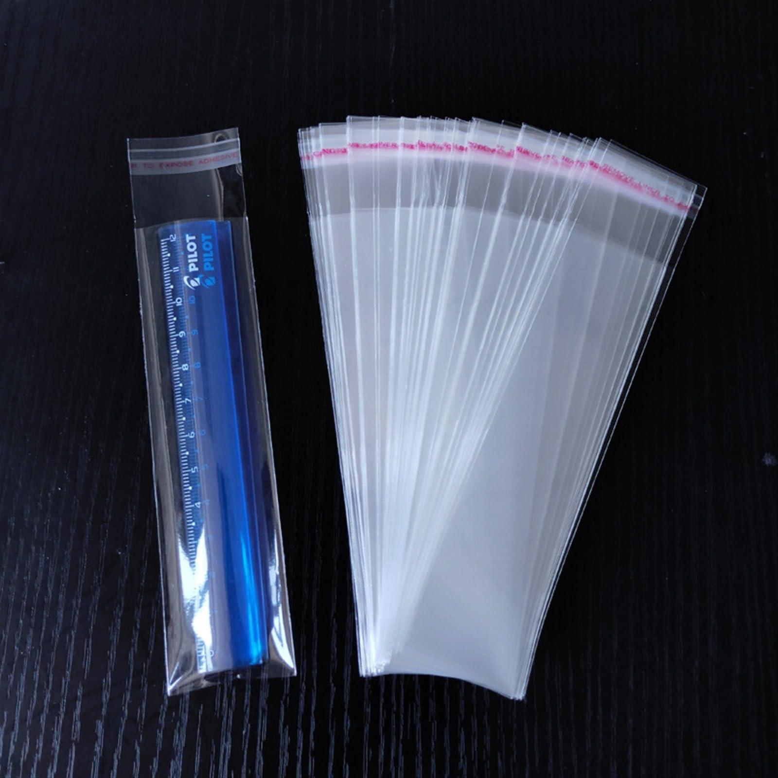 HMLTD Christmas Gifts Boxes Surprise Gift Box OPP Transparent Rectangular Plastic Self-adhesive Bag Ziplock Pouch Pen Jewelry Candy Packaging Resealable Gift Packaging Bag Gift Boxes for Presents, Shirt, Ro