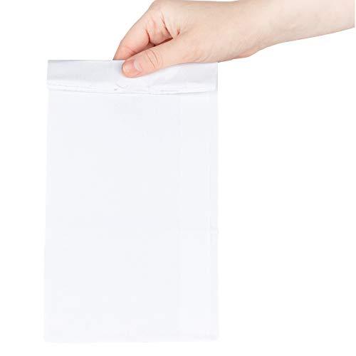 Stock Your Home Stock Your Home 6 Lb White Paper Bags (200 Count) - Eco Friendly White Lunch Bags - Small White Paper Bags for Packing Lunch & Snacks - Blank White Lunch Bags Paper for Arts & Crafts Projects