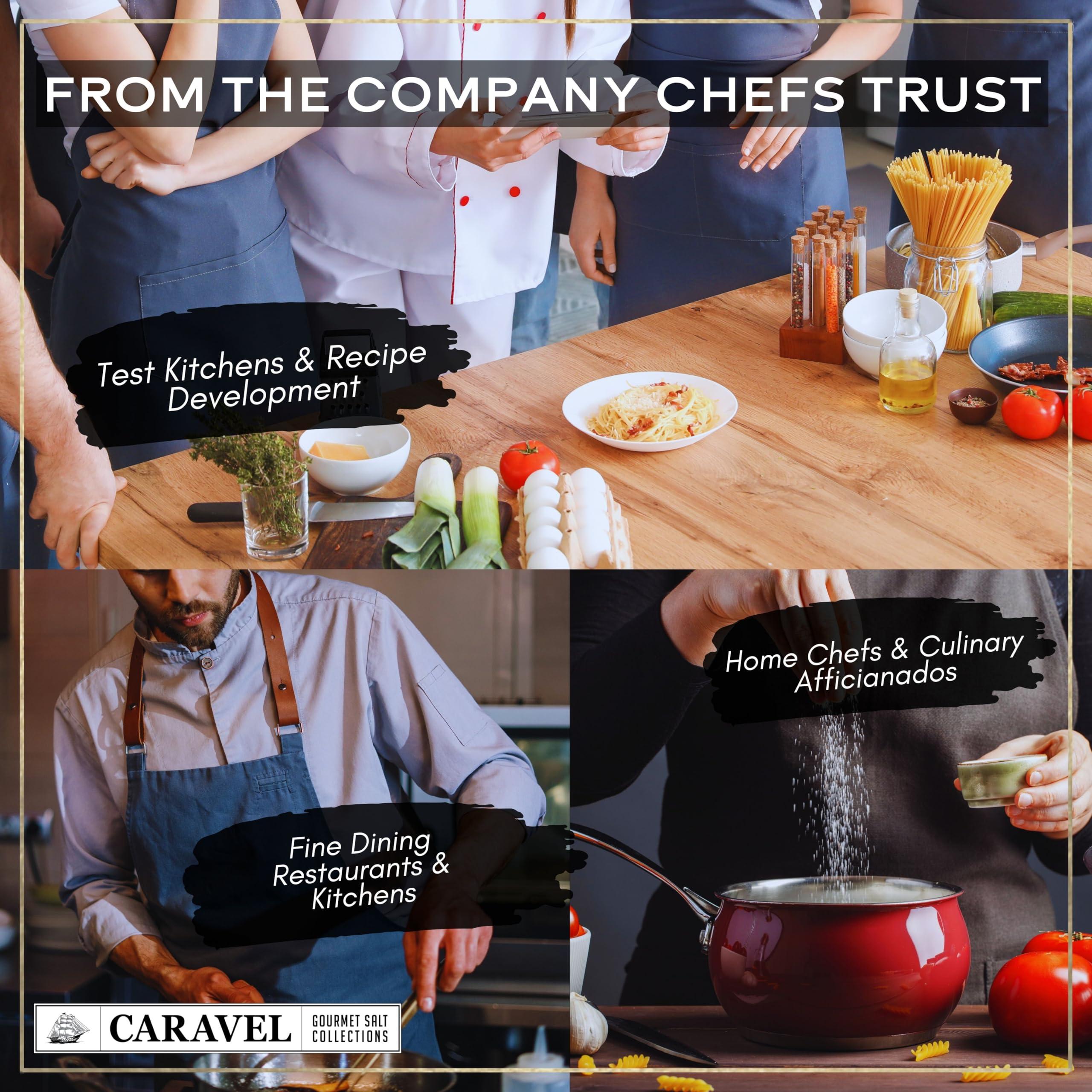 Caravel Gourmet Truffle Sea Salt - 4 oz Jar 3-Pack