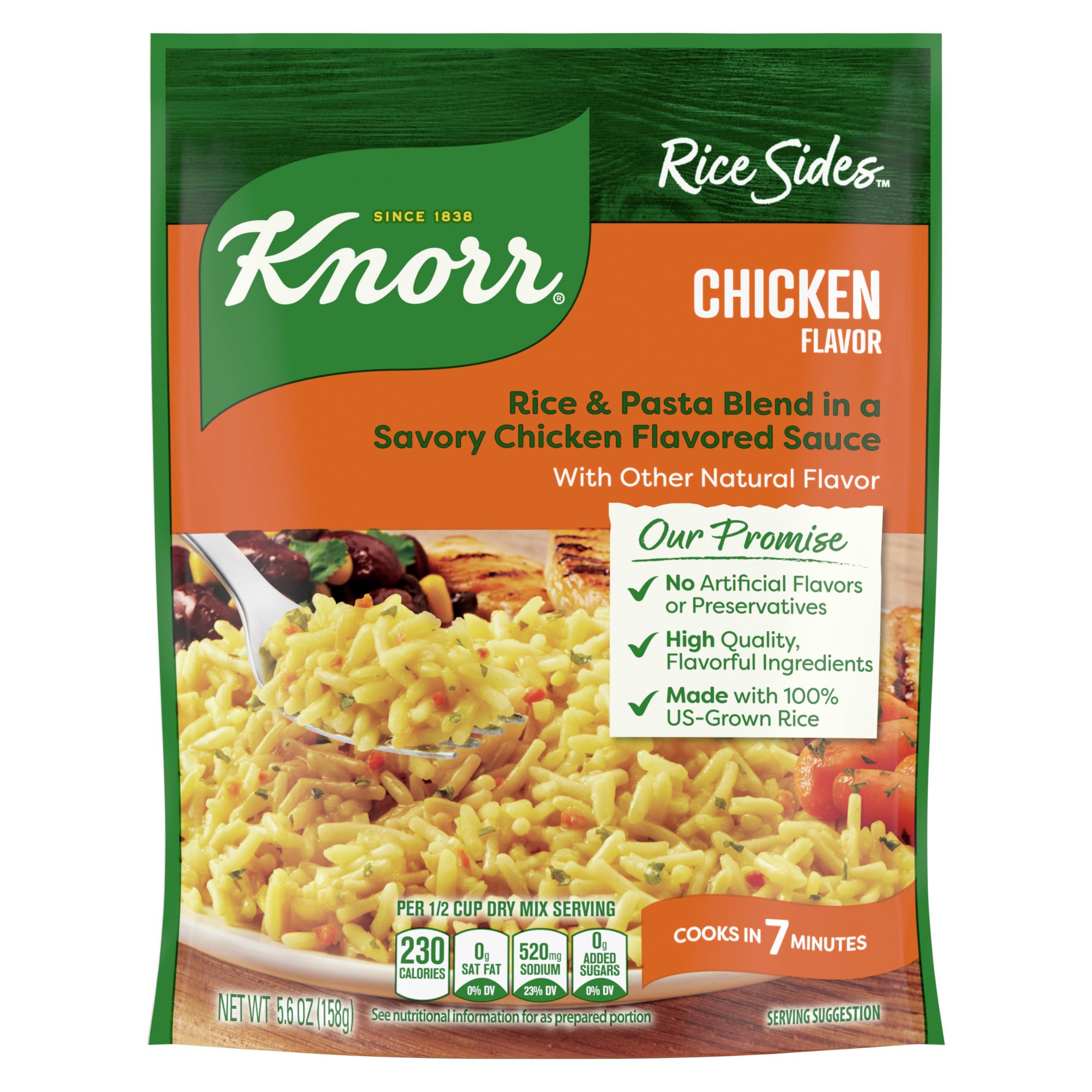 Knorr Knorr Rice Sides For a Tasty Rice Side Dish Chicken Long Grain Rice and Vermicelli Pasta Blend No Artificial Flavors, No Preservatives, No Added MSG 5.6 oz
