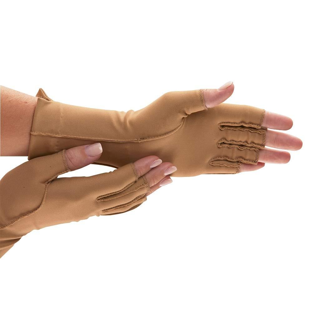 isotoner Isotoner Therapeutic Gloves, Left, Small, Open Finger