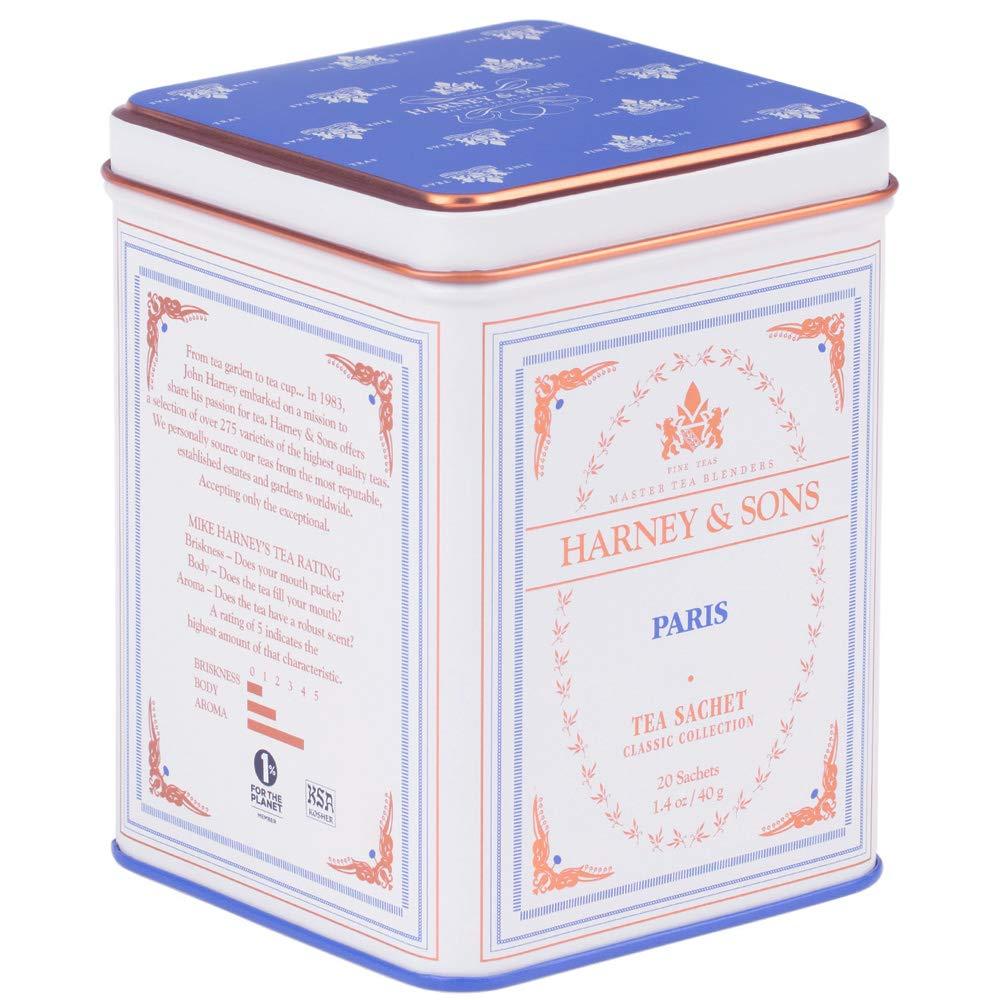Harney & Sons Harney & Sons Royal English Breakfast Tea (30 Sachets) and Paris Black Tea (20 Sachets) Bundle