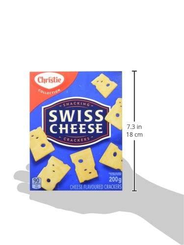 Christie Christie Swiss Cheese Crackers, 200g/7.1oz., 6ct, {Imported from Canada}