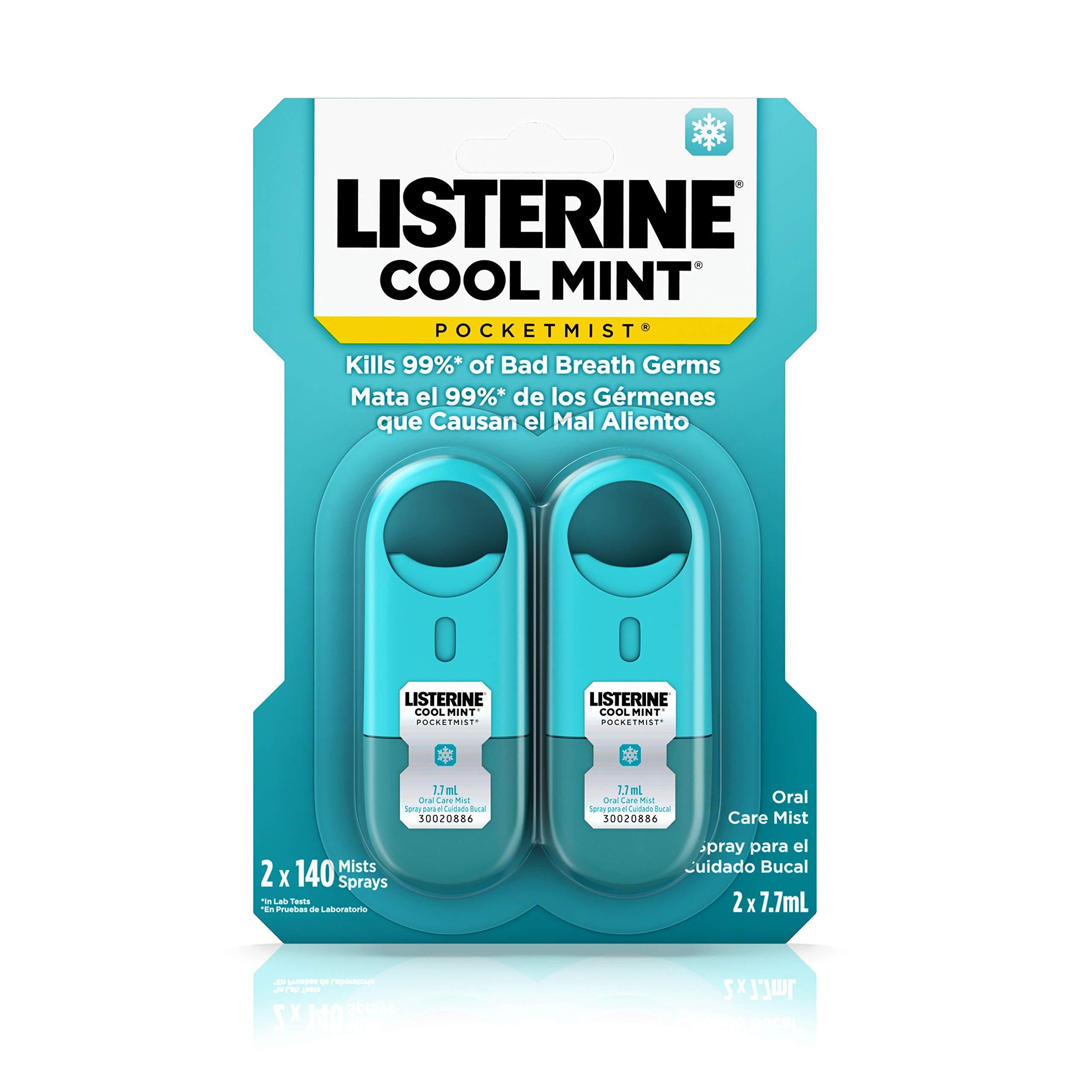 Listerine Listerine Pocketmist Cool Mint, 2-Count (Pack of 6)