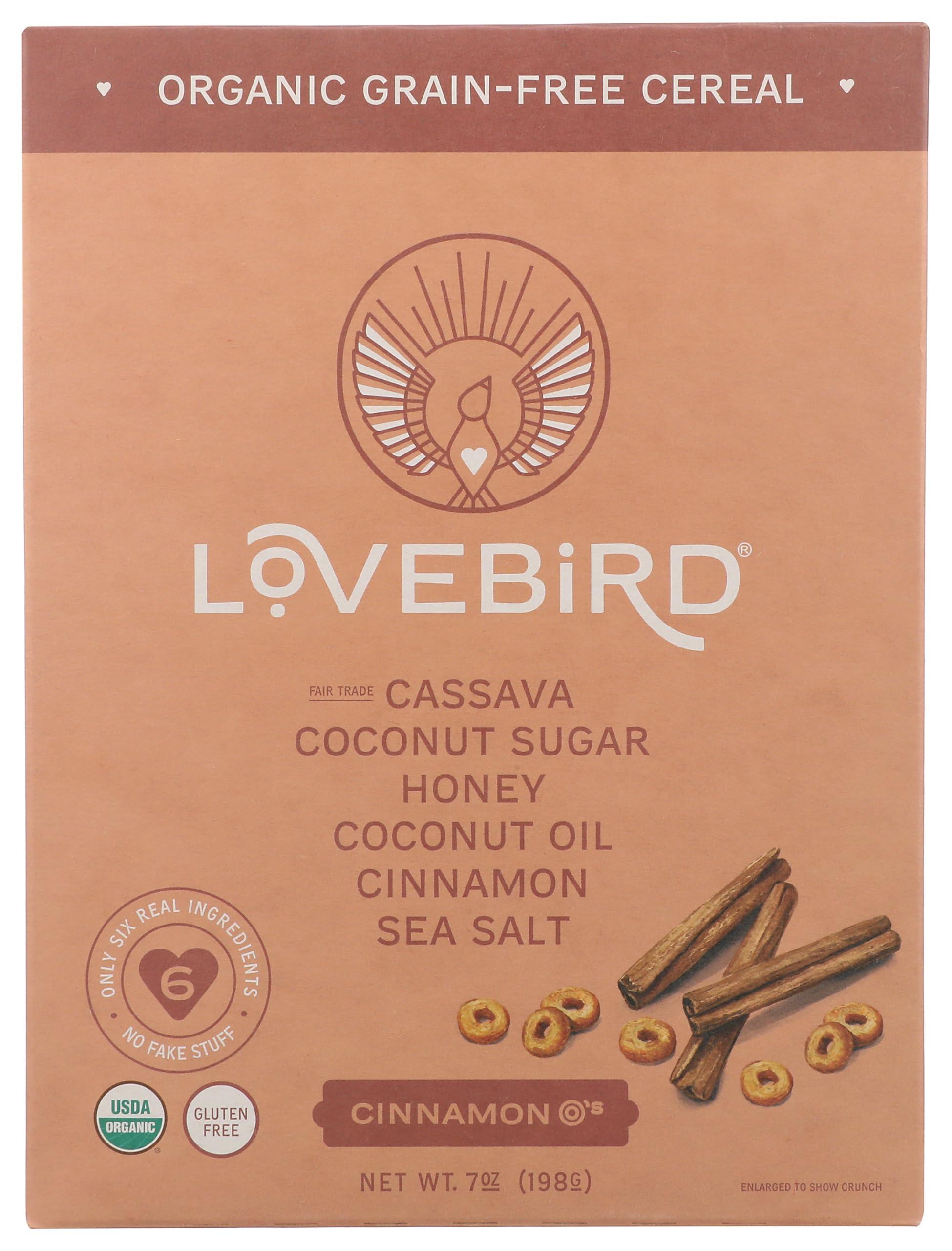 Lovebird Lovebird Organic Grain Free Cinnamon O\'s Cereal, 7 OZ
