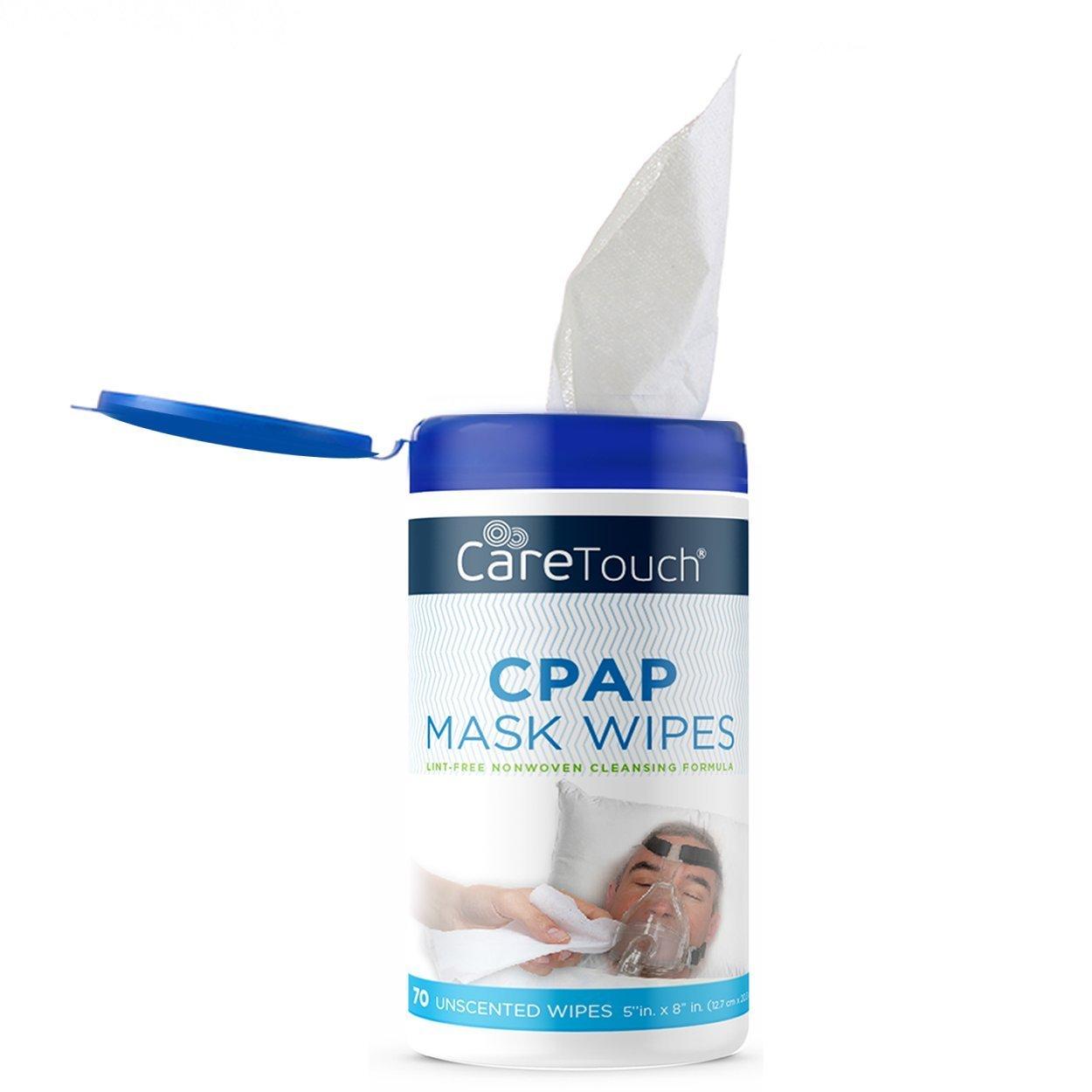 Care Touch Care Touch CPAP Wipes - Unscented | CPAP Cleaner | 3 Packs of 70 Unscented CPAP Mask Cleaning Wipes - 210 Total of CPAP Mask Wipes
