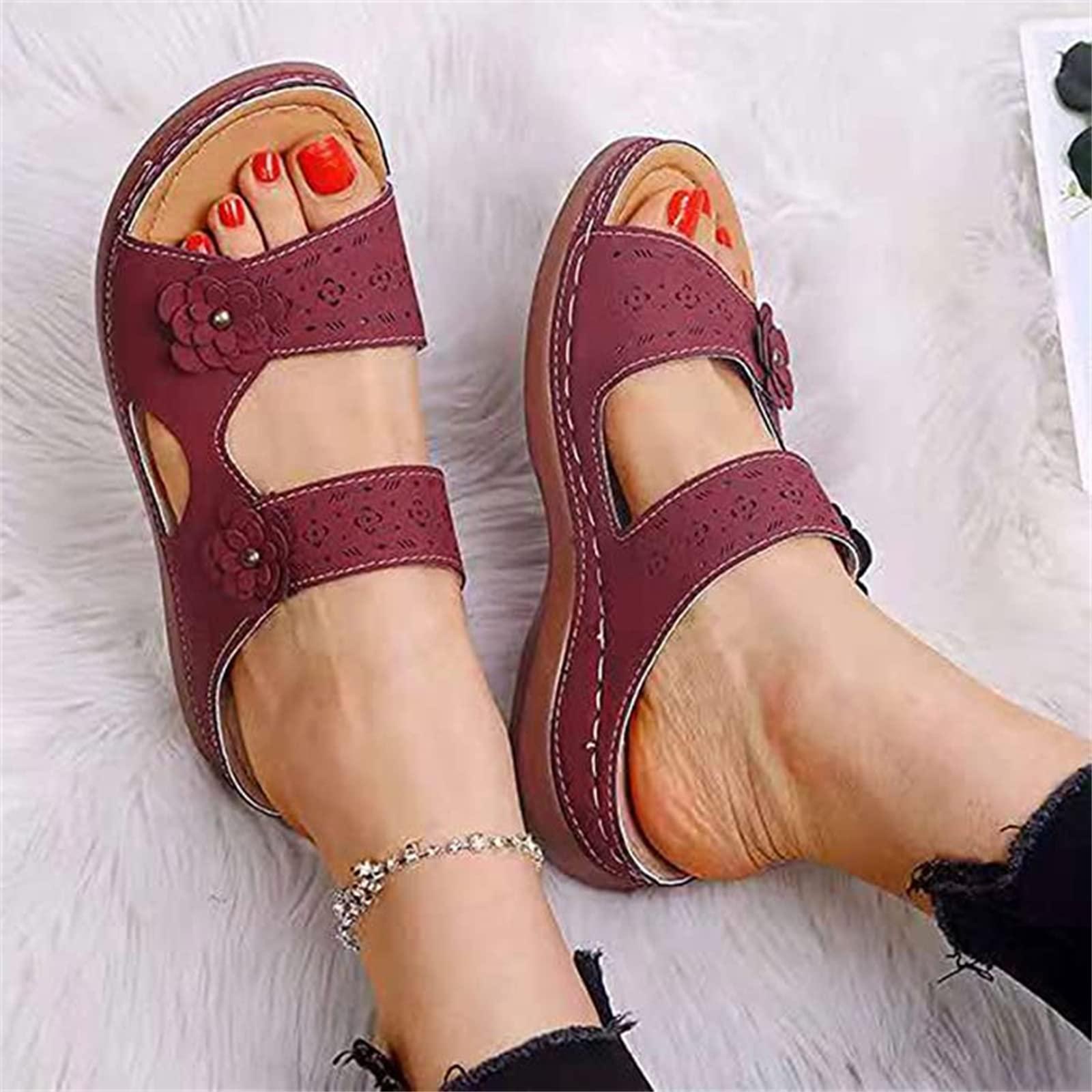 Generic Orthotic Sandals For Women Dress Orthopedic Sandals for Women Arch Support Slides Slippers for Plantar Fasciitis Extremely Comfort Dressy Summer Orthotic Flip Flops