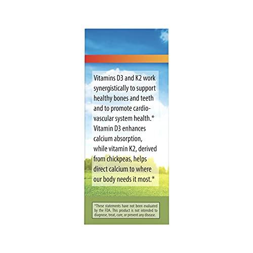 Carlson Carlson - Super Daily D3 + K2, 50 mcg D3 + 45 mcg MK-7, Heart & Bone Health, 90 Liquid Drops, 2.54 ml