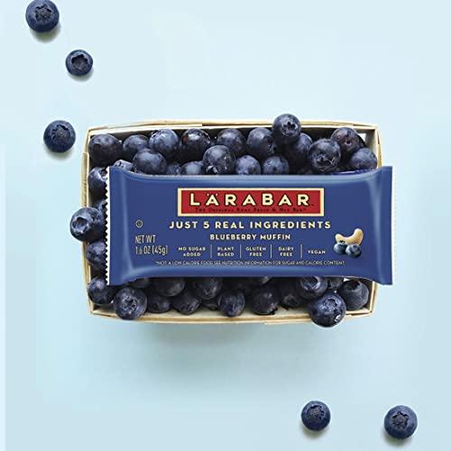 LÄRABAR Larabar Variety Pack, Blueberry Muffin, Lemon Bar, Apple Pie, Fruit & Nut Bars, 18 ct