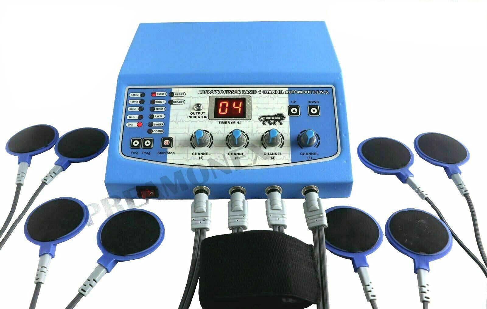 Generic Home Use Physiotherapy 4 Channel Compact Portable Model