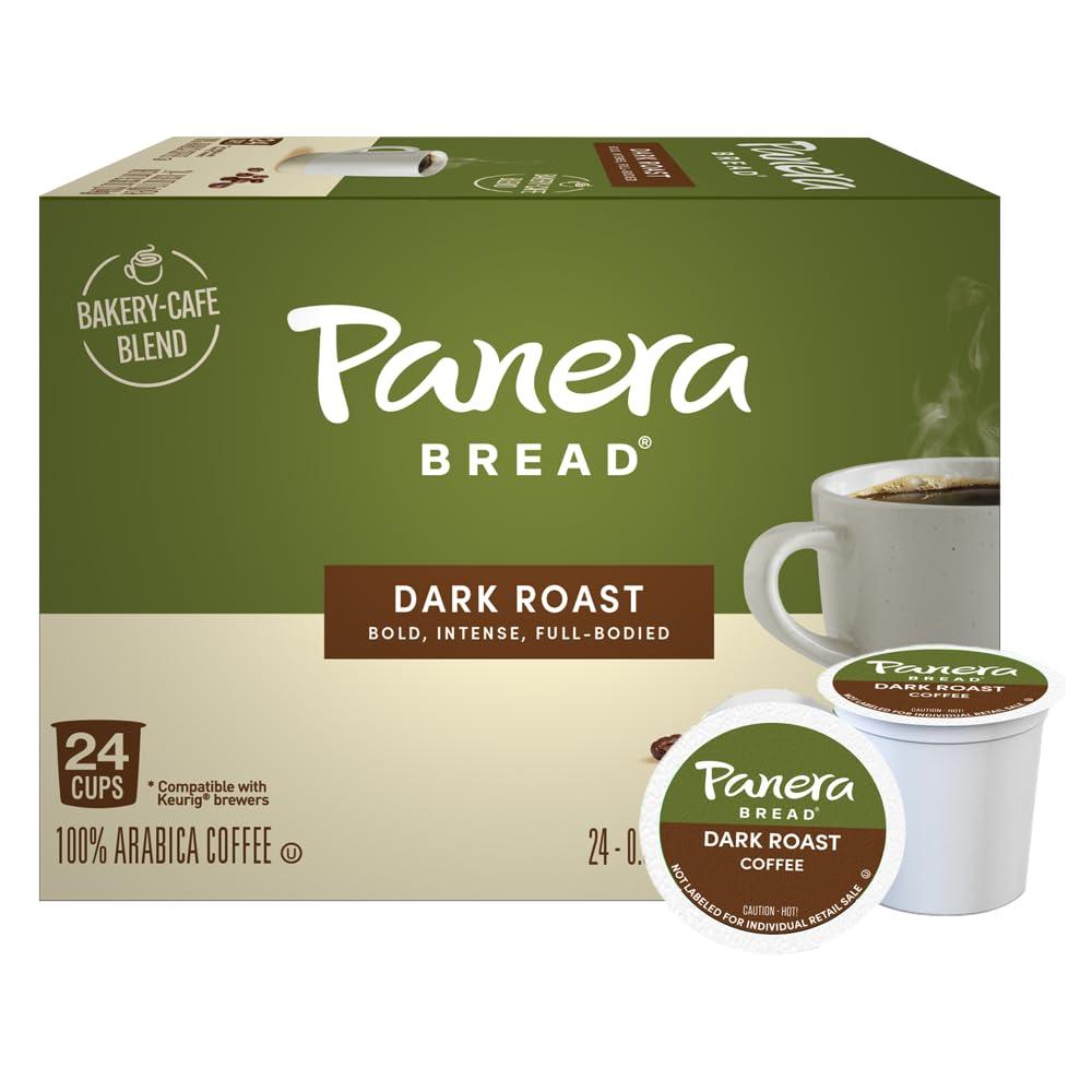 Panera Panera Bread Dark Roast Coffee, Single Serve 96 Count Pods (4 Packs of 24)