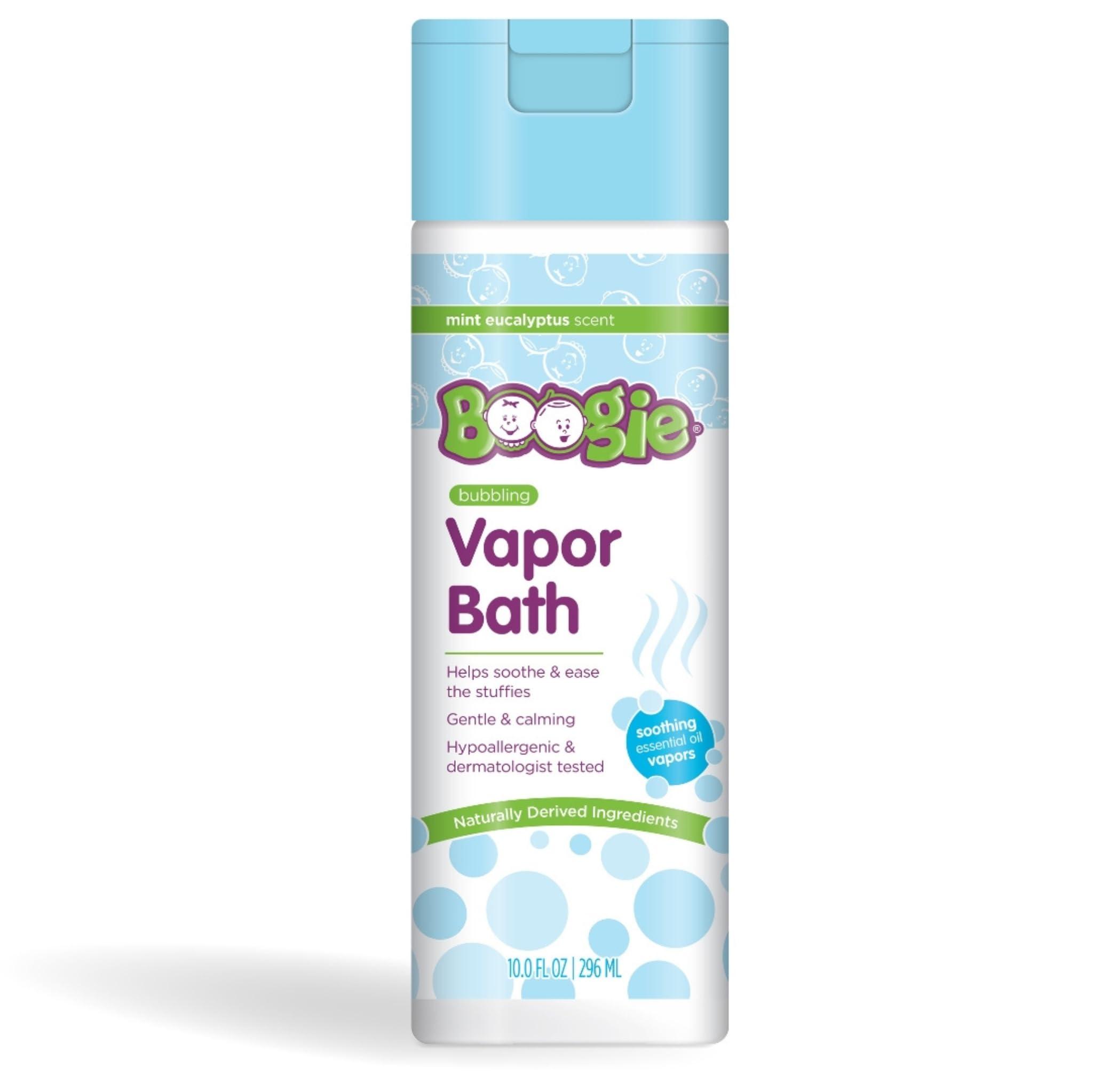 Boogie Kids Vapor Bubble Bath by Boogie, Soothing Vapor Bubble Bath, Made with Plant and Oat Extracts, Natural Essential Oils, Mint Eucalyptus 10oz Pack of 1