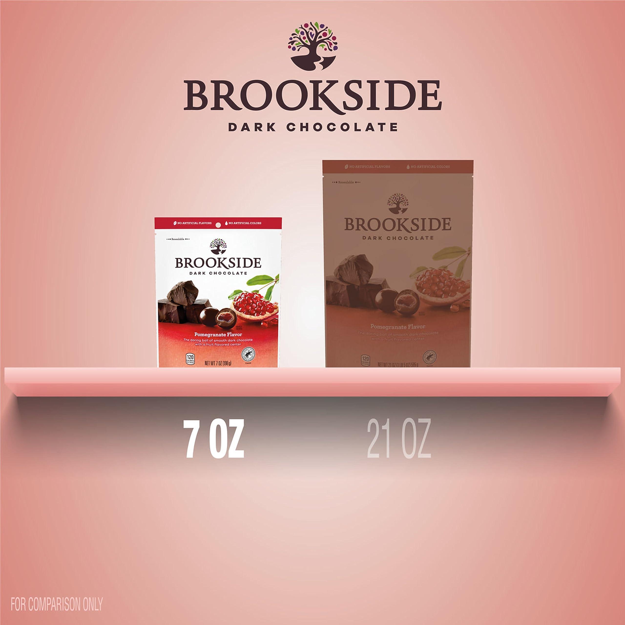 Brookside BROOKSIDE Dark Chocolate and Pomegranate Flavored Snacking Chocolate Bag, 7 Oz