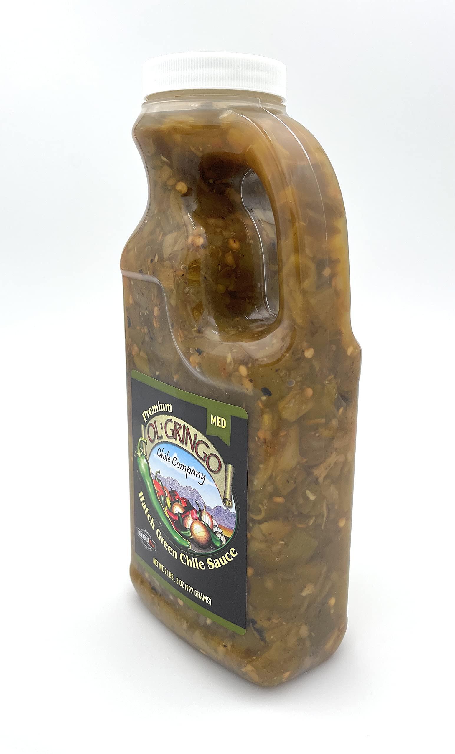 Ol' Gringo Chile Company Ol' Gringo Chile Company Premium Hatch Green Chile Sauce Medium 35 Ounce Bottle