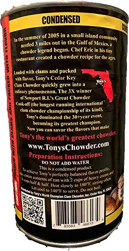 Tony's Clam Chowder Tony's Clam Chowder 3x Champion Family/Restaurant Size 51oz (Pack of 3)
