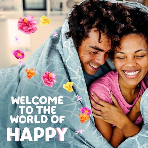 Gain Gain Super Sized Dryer Sheets, Laundry Fabric Softener, Happy, 130 Count