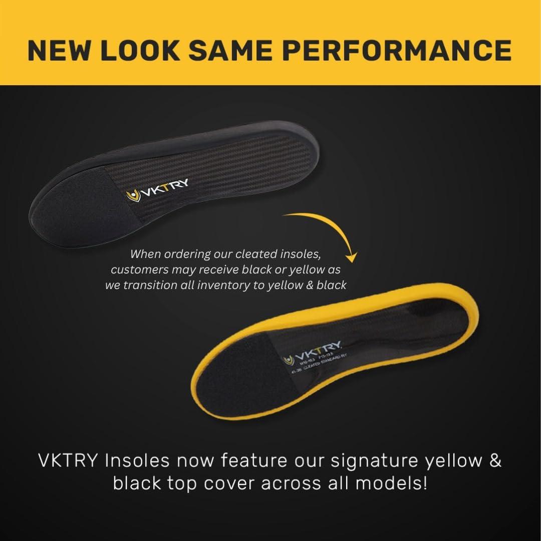 VKTRY VKTRY Gold Performance InsolesCustomized Carbon Fiber Inserts, Cleated ShoesFootball, Baseball, Softball, Lacrosse, Golf & MoreRun Faster, Jump Higher, Recover Quicker, Protect Against Injury