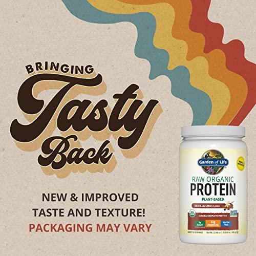 Garden of Life Garden of Life Organic Vegan Vanilla Chai & Chocolate 22g Protein Powders with BCAAs, Probiotics & 1.5 LB