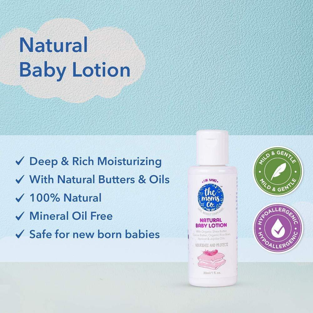 The Moms Co. The Moms Co. Travel Kit for Baby with Shampoo (30 ml), Wash (30 ml) and Lotion (30 ml)