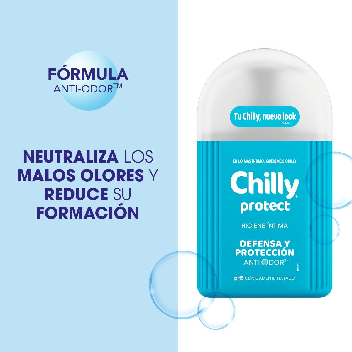 Chilly Chilly Protect Antibacteriano Intimate Hygiene Gel, 250 ml