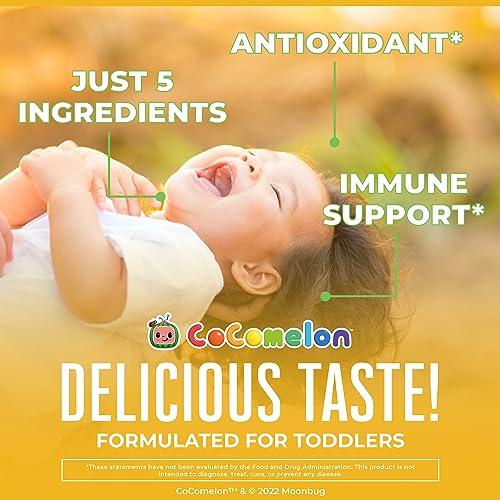 MaryRuth Organics MaryRuth Organics | CoComelon Kids Vitamin C Liquid Drops for Ages 4-13 Years | USDA Organic | Immune Support & Overall Health | USDA Organic | Vegan | Non-GMO | Gluten Free | 30 Servings