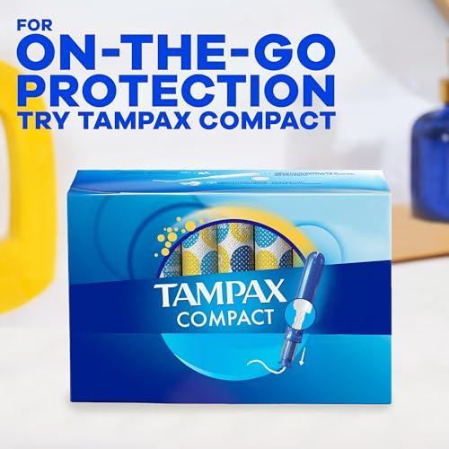 Tampax Tampax Pearl Tampons Multi Pack, with LeakGuard Braid, Regular/Super/Super Plus Absorbency, Unscented, 47 Count