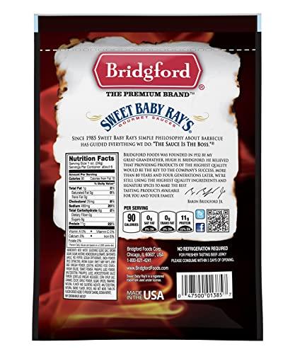 Bridgford Bridgford Sweet Baby Rays Beef Jerky Original 6.2 oz Pack of 2 - Healthy Beef Jerky for Your Dietary Preferences - Ready-To-Eat High Protein Beef Jerky for On-the-Go Snacking and Busy Lifestyles