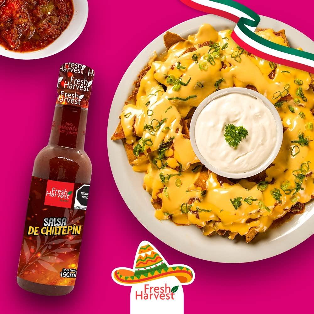 Fresh Harvest By Pafsa Chiltepn Sauce 5Lt (169.07 Fl Oz) | Mexican Hot Sauce | Fresh Harvest
