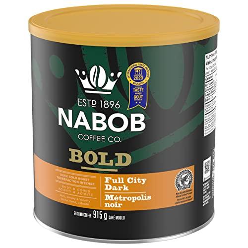 NABOB NABOB Full City Dark Ground Coffee, 915g/32.27 Ounces Pack of 6 {Imported from Canada}