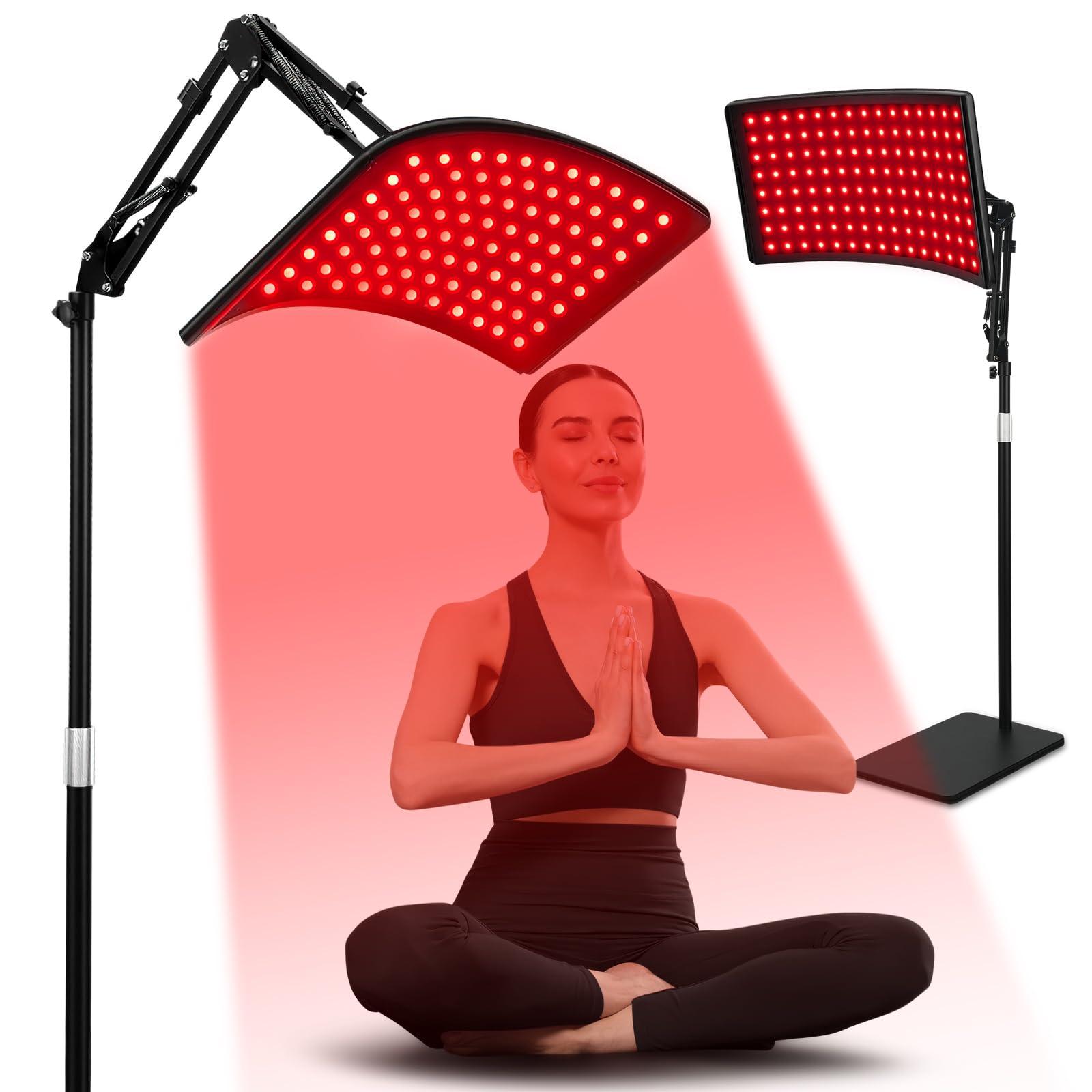 Viconor Red Light Therapy for Face and Body, Red Infrared Light Therapy Lamp with Stand Led 660nm Red Light-Therapy& 850nm Infrared Light Device for Body