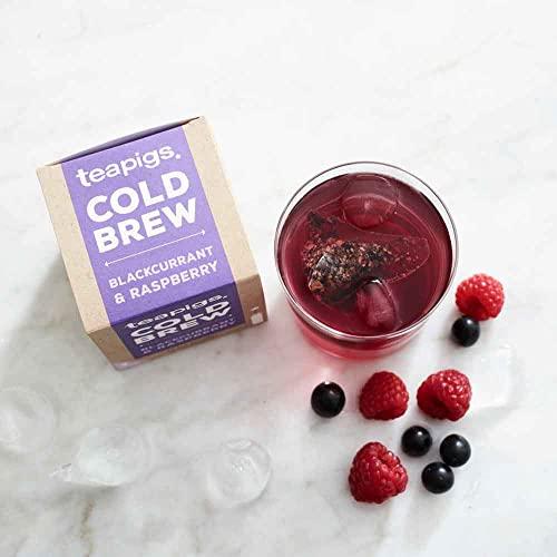 teapigs Teapigs Blackcurrant and Raspberry Cold Brew Tea Bags (1 Pack of 10 Tea Bags)