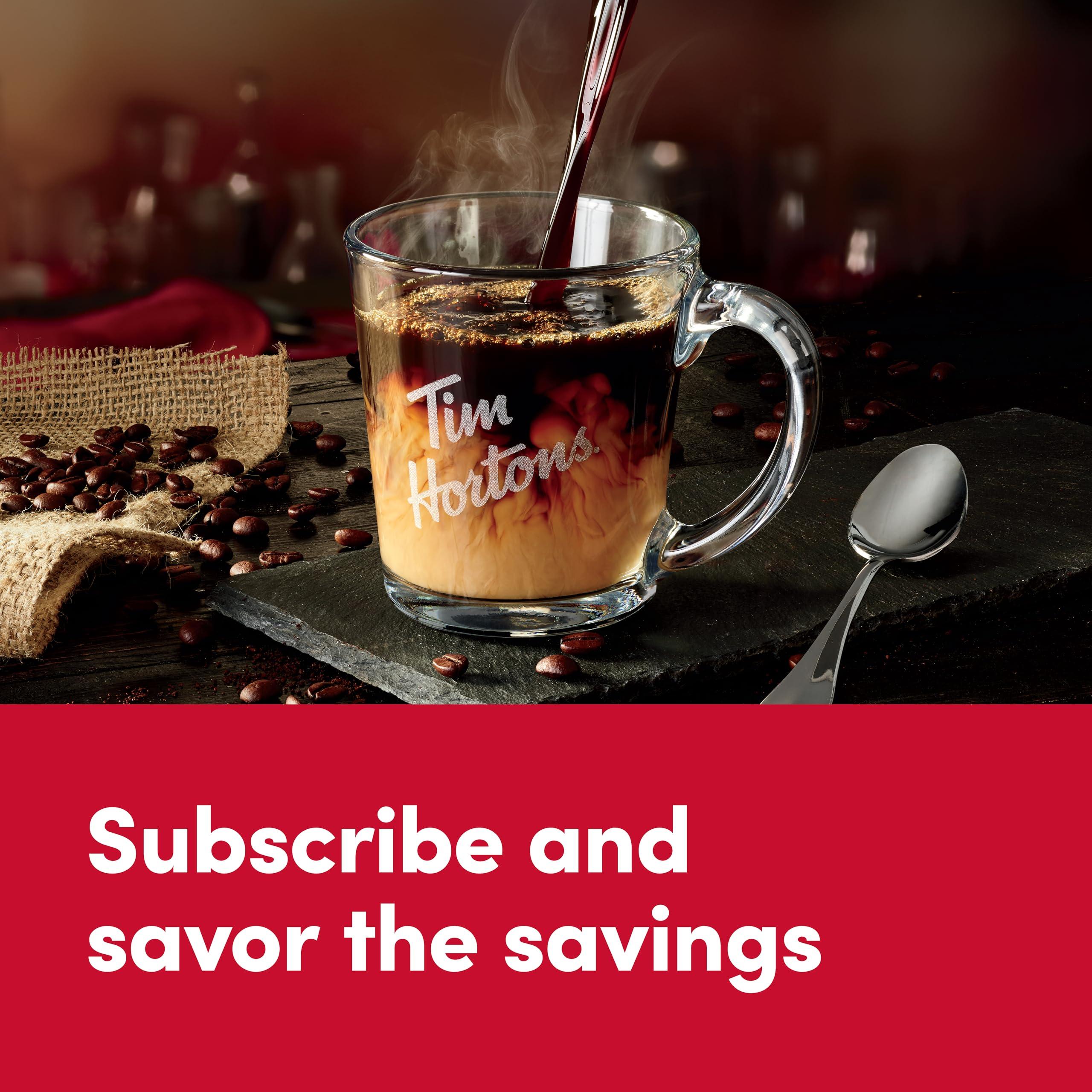 Tim Hortons Tim Hortons Original Blend, Medium Roast Ground Coffee, Made with 100% Arabica Beans, 24 Ounce Bag