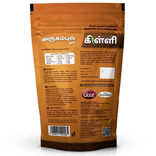 KILLI KILLI Bermuda | Arugampul | Cynodon dactylon | Doob Grass Powder, 100g
