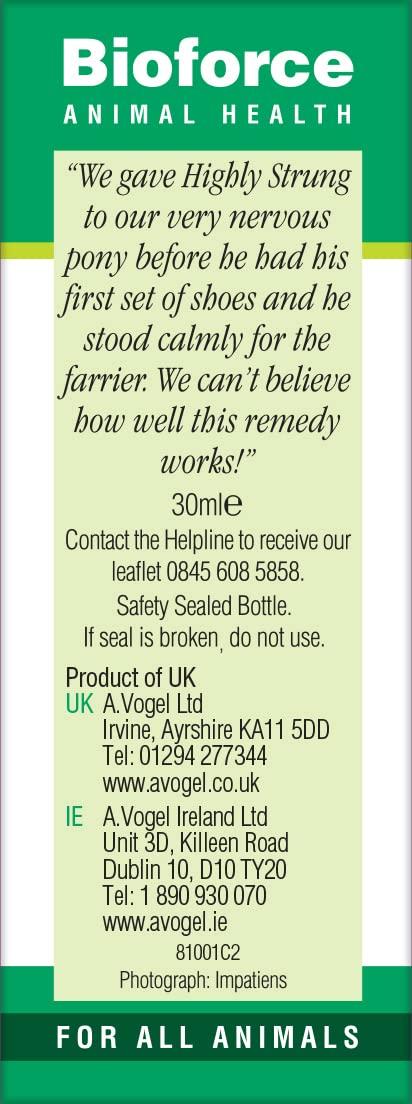 A.Vogel BioForce A.Vogel Highly Strung Essence 30 ml Liquid