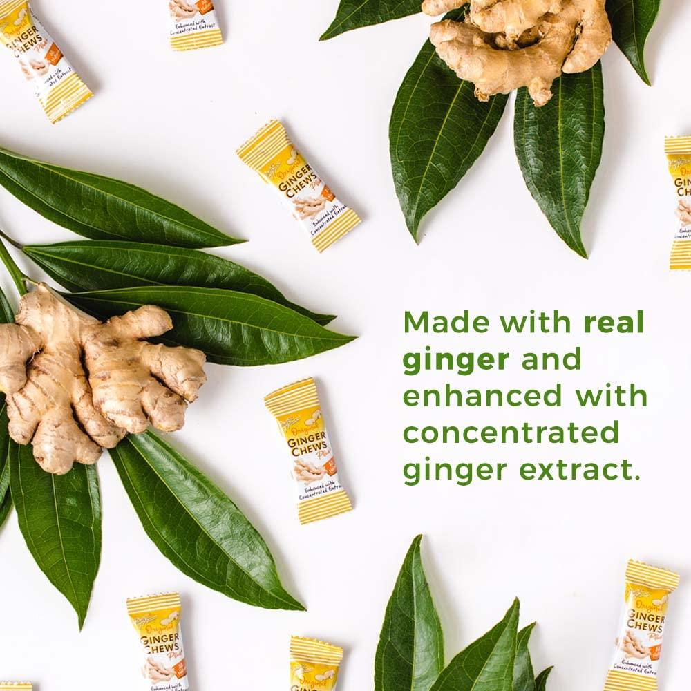 Prince Of Peace Prince Of Peace Ginger Chew Plus+ Original, 3 oz. Bag Digestive Aid, Relief, Healthy Candy, Stomach Aid