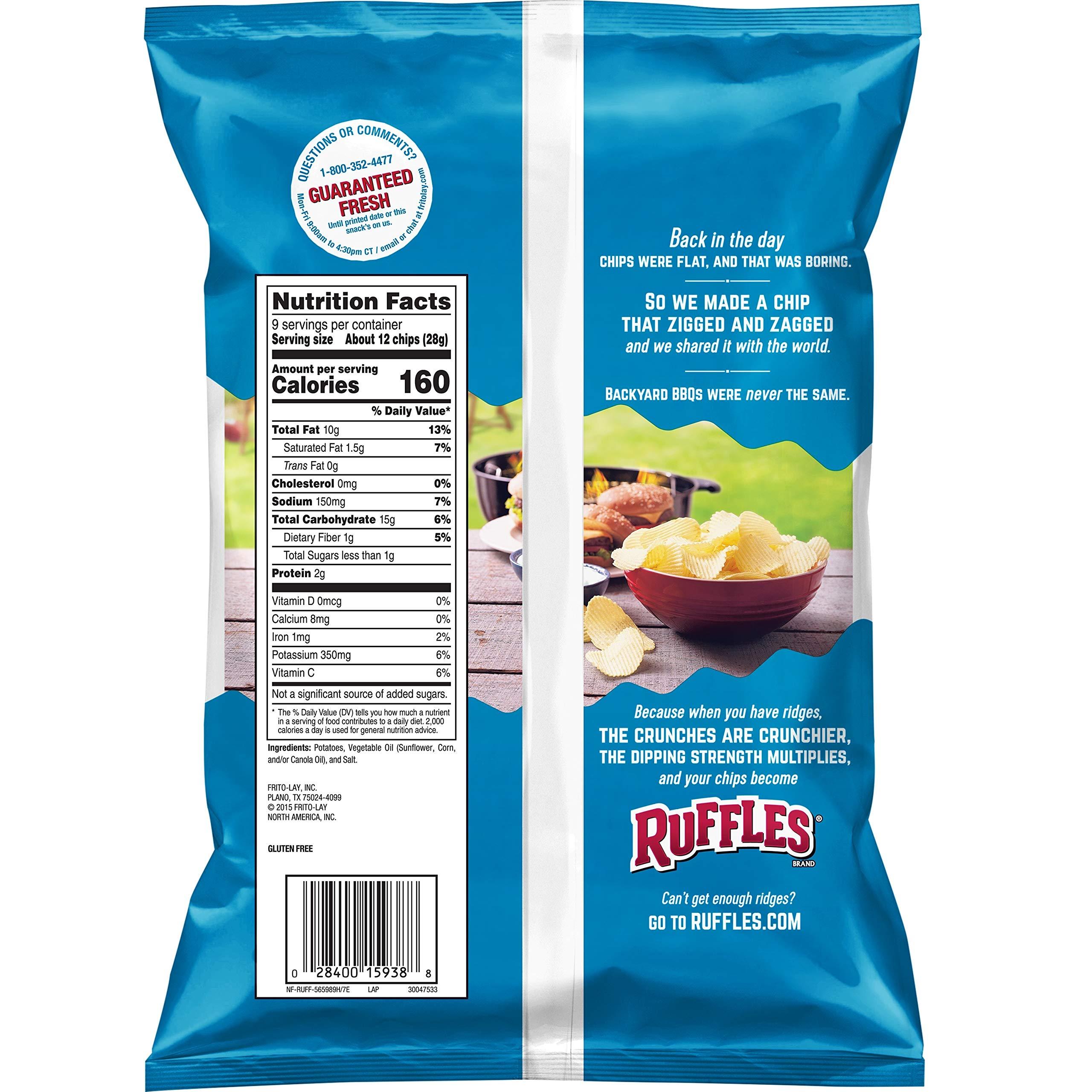 Ruffles Ruffles Original Potato Chips, 9 Ounce