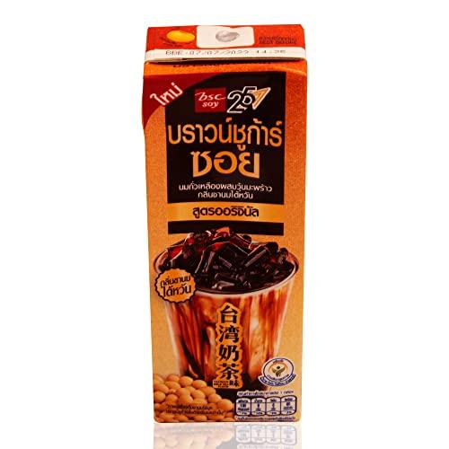 BSC Soy BSC Soy Milk with Coconut Jelly (Brown Sugar: Taiwanese Milk Tea Flavour) - Pack 3 of 230ml