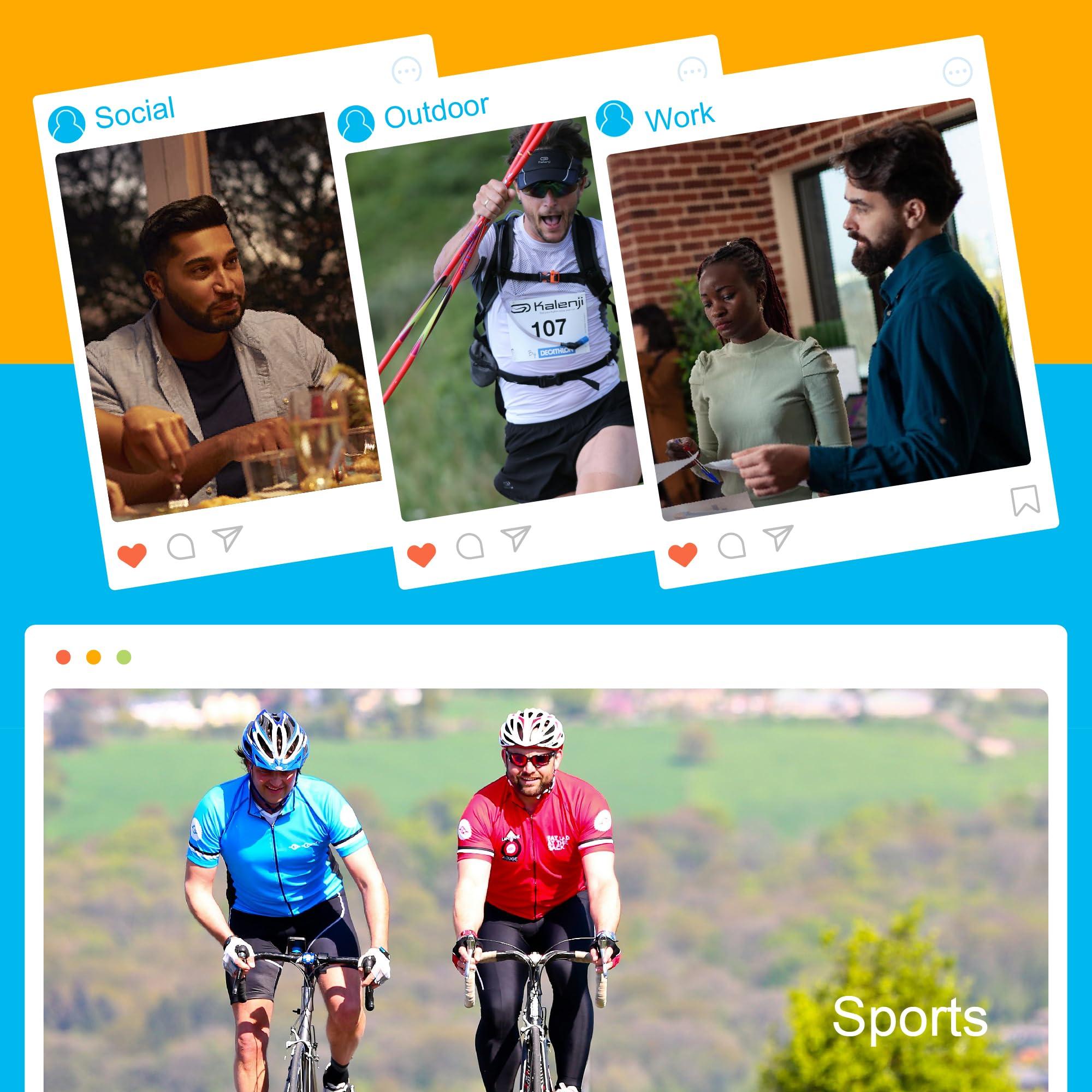 IRISMORII RISMORII Mens Leakproof Underwear Washable Adult Bladder Protection Incontinence Absorbent Trunk 60 ML Absorbency (Dark Blue L)