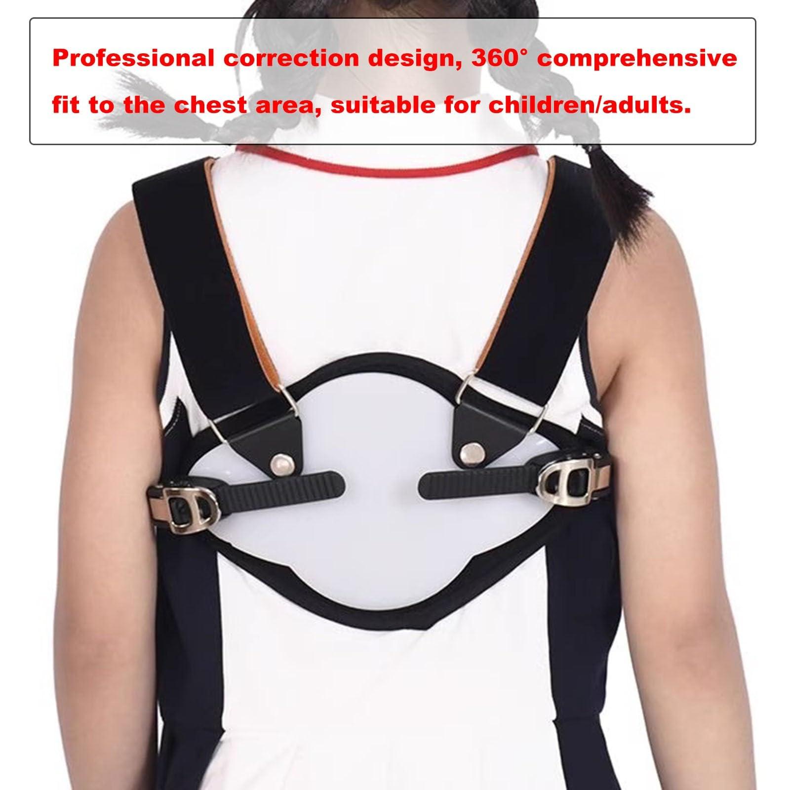 NICHOY NICHOY Pectus Carinatum Orthosis Brace - Deformed Sternum Brace,Pigeon Chest Support for adult,Ribs Valgus Orthosis Braces,Adjustable Size, Comfortable and Breathable(Adjustable model)