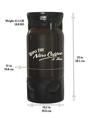 Bona Fide Nitro Cold Brew Vanilla Coffee, Organic, PET Keg, 5 Gal, Draft Coffee On Tap