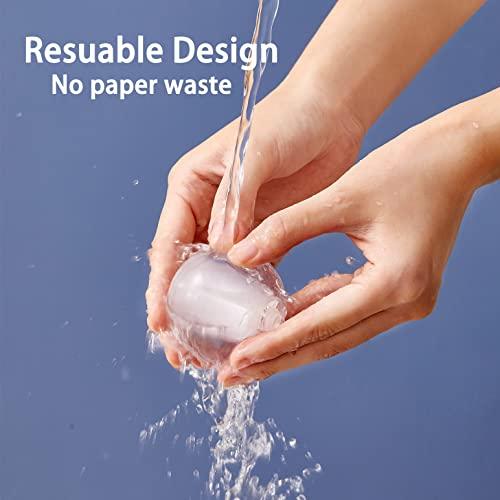 Tecogue Washable Reusable Gel Lint Roller for Pet Hair, Tecogue Portable Dog Cat Pet Hair Remover for Clothes, Laundries, Sticky Cleaner, Dust Fuzz Fur for Travel Household (Pink)
