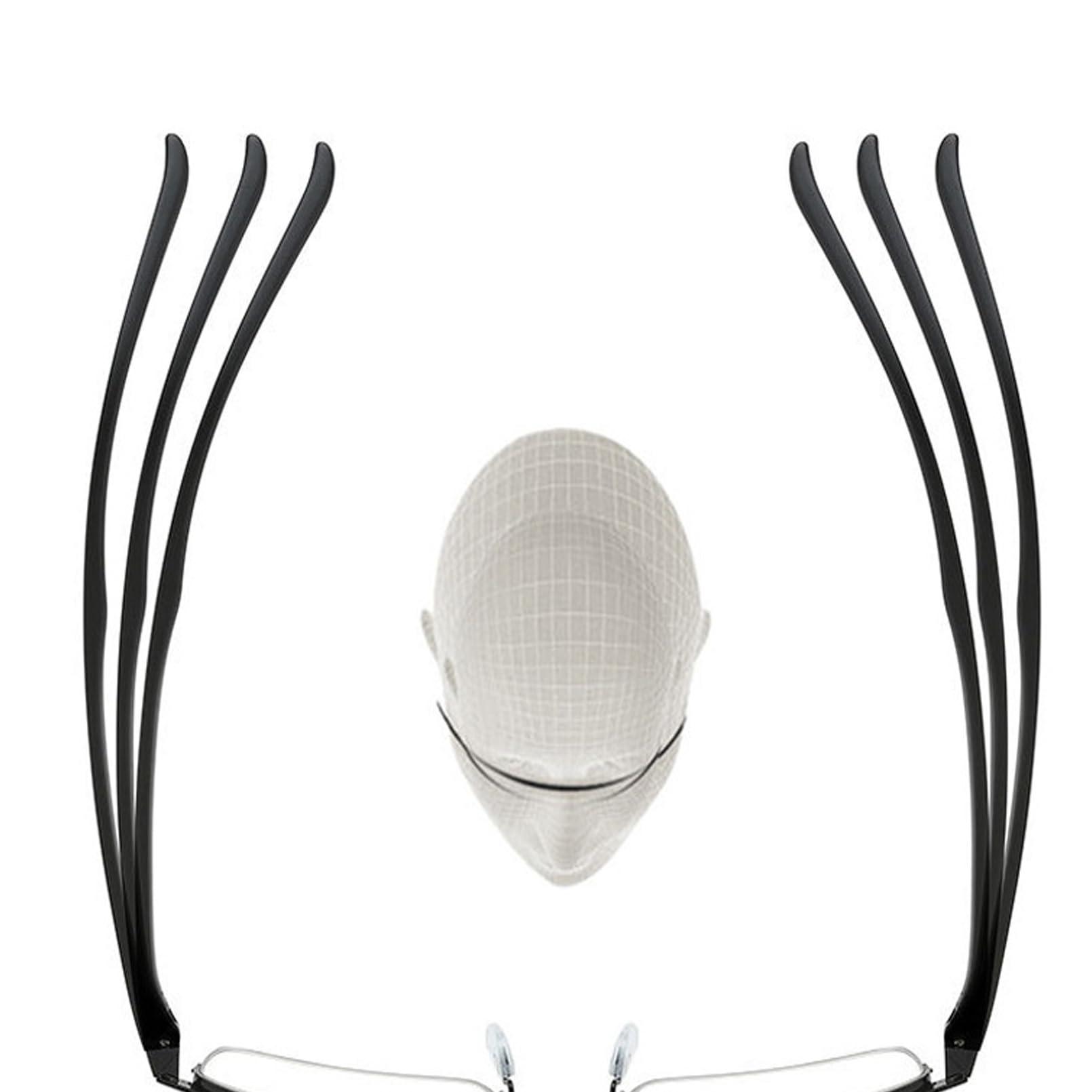 Generic Generic Zeeiooi Progressive Reading Glasses, Progressive Reading Glasses Men (250,Black)