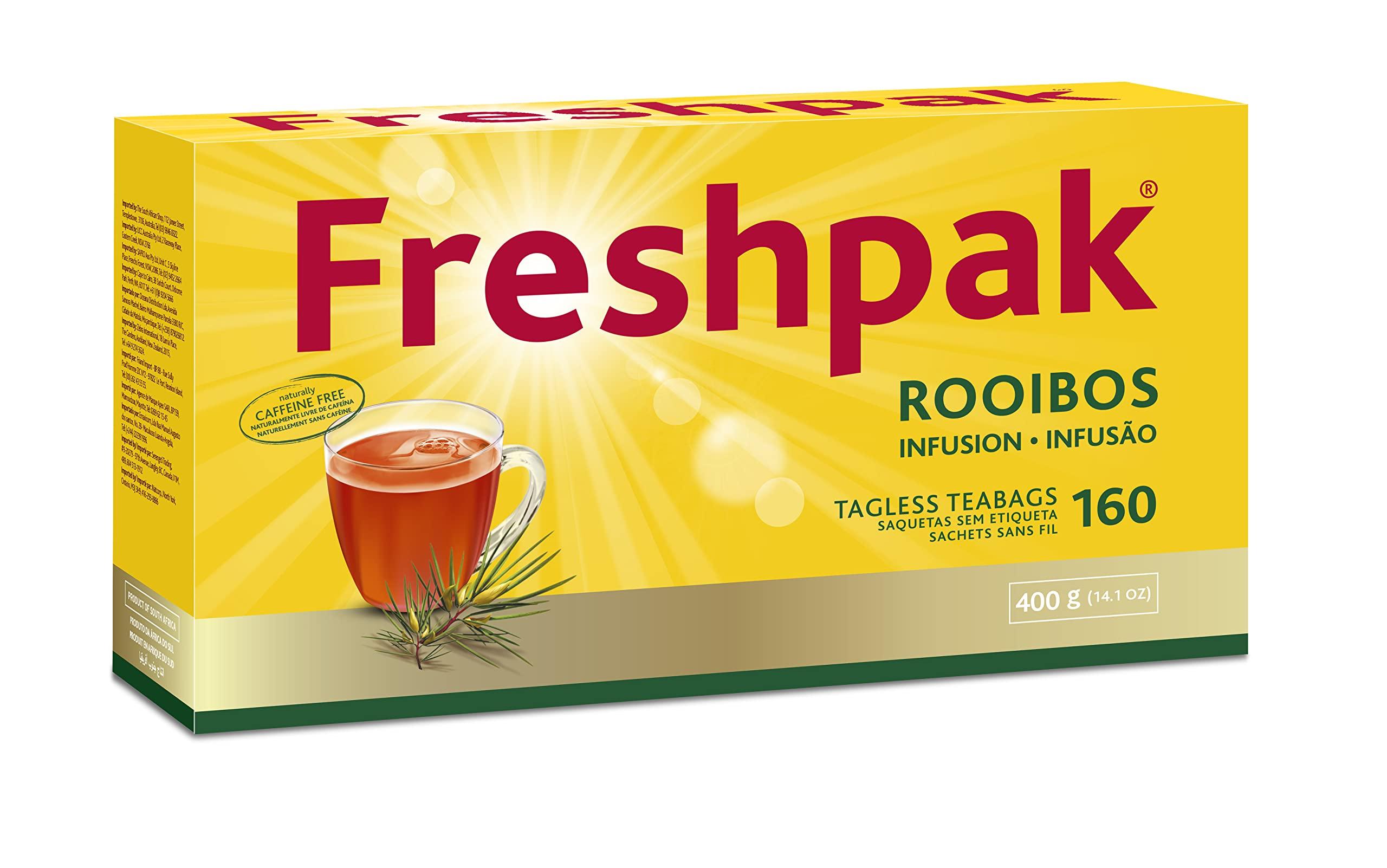 FRESHPAK Freshpak Pure Rooibos Tea, New Packaging, 160 Teabags